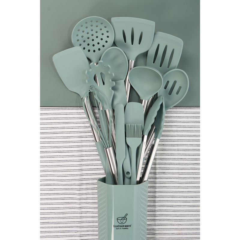 Complete set siliconen keukengerei BPA-vrij en PFAS-vrij
