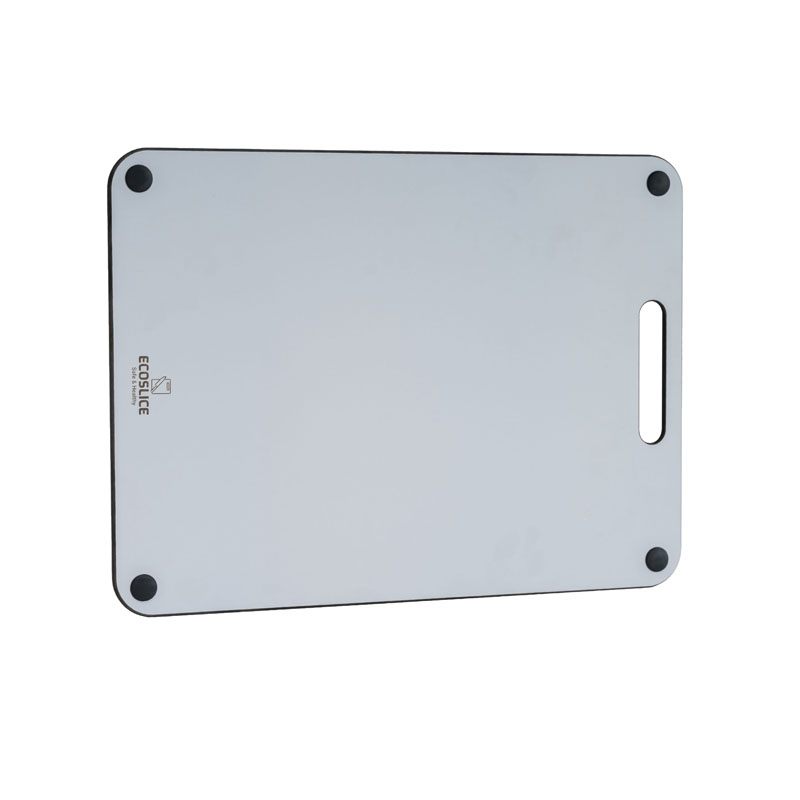 Houtvezel composiet snijplank in mistblauw