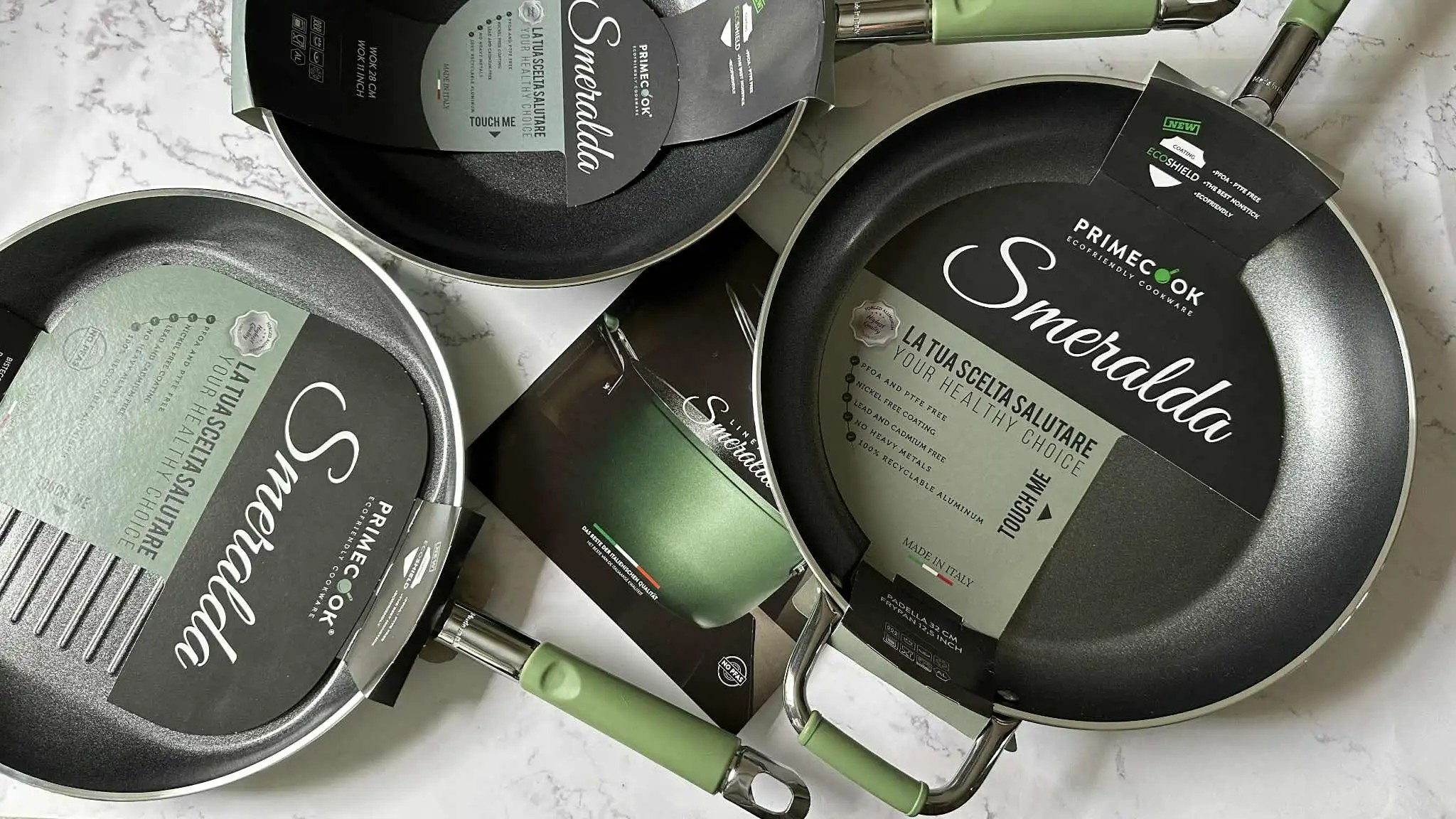 PFAS-vrije koekenpannen en ovenschalen van Primecook ecofriendly cookware